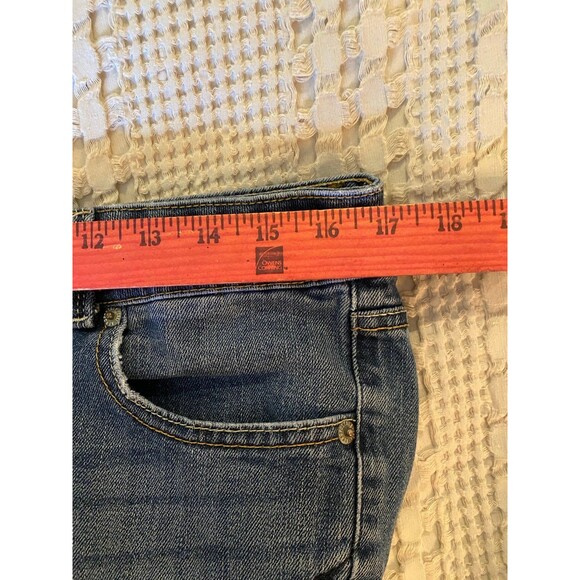 Aeropostale Womens Denim Hailey Flare Distressed Jeans Size 13 14 cute Pockets - Picture 9 of 12